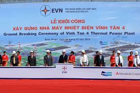 Ground breaking for the Vinh Tan No. 4 Thermo-power Plant